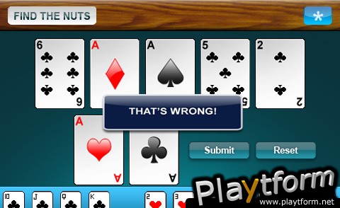 Find The Nuts: Texas Holdem Trainer (iPhone/iPod)