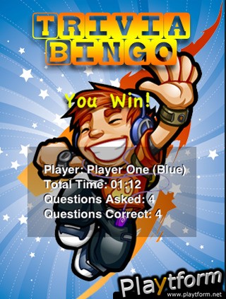 Trivia Bingo: Kids Edition (iPhone/iPod)