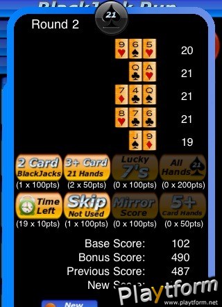 BlackJack Run (iPhone/iPod)