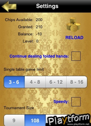 Go Holdem Poker (iPhone/iPod)