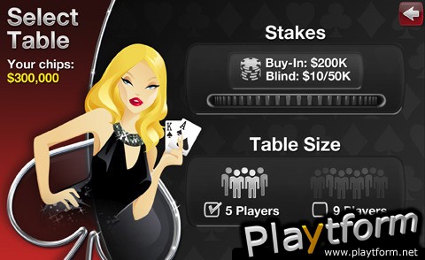 Live Poker Deluxe by Zynga (iPhone/iPod)