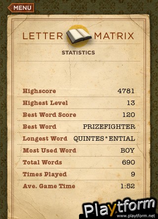 Letter Matrix (iPhone/iPod)