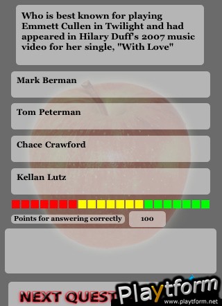 Twilight Movie Trivia (iPhone/iPod)