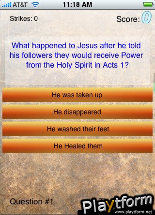 Bible Trivia Extreme (iPhone/iPod)