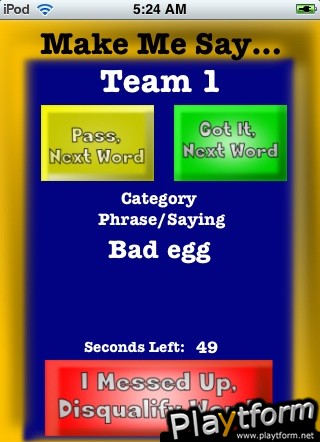 MakeMeSay - Catch Phrase (iPhone/iPod)
