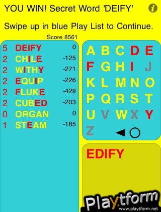 Aha! Secret Words (iPhone/iPod)