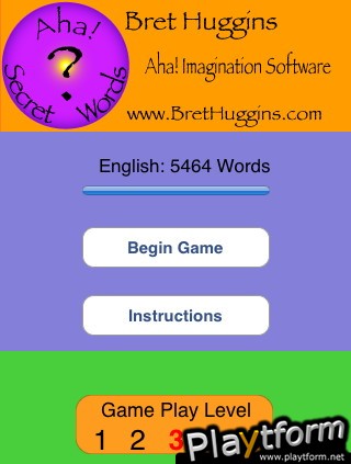 Aha! Secret Words (iPhone/iPod)
