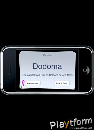 Learn Your Capitals Flashcards (iPhone/iPod)