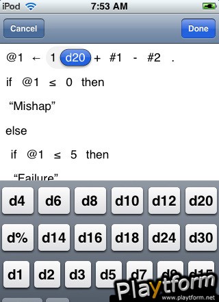 The Dicenomicon (iPhone/iPod)