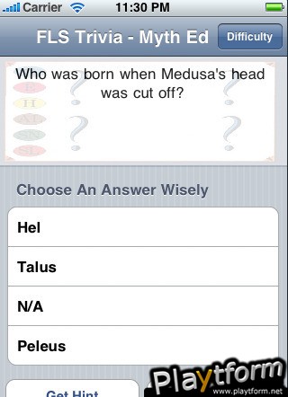 FLS Trivia Mythology Edition (iPhone/iPod)