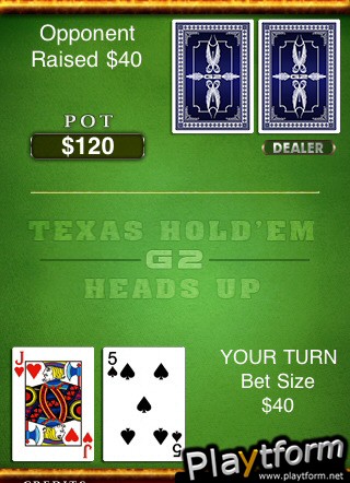 Texas Holdem AI (iPhone/iPod)