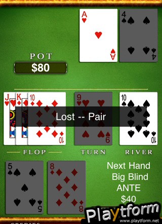 Texas Holdem AI (iPhone/iPod)