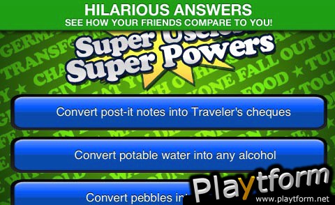 Super Useless Super Powers (iPhone/iPod)