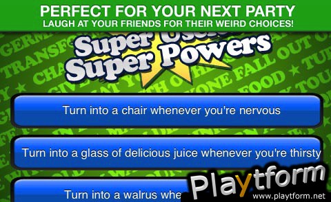 Super Useless Super Powers (iPhone/iPod)