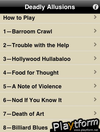 Deadly Allusions (iPhone/iPod)