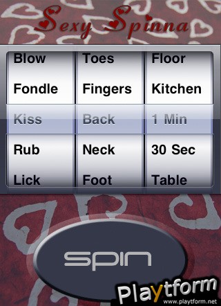 Sexy Spinna Adult Game (iPhone/iPod)