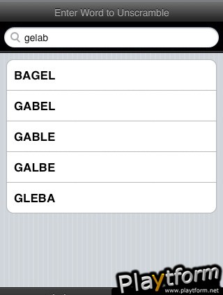 WScramble (iPhone/iPod)