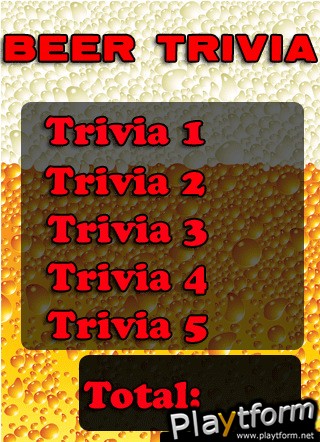 Beer Trivia (iPhone/iPod)