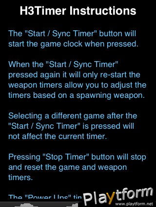 H3Timer (iPhone/iPod)