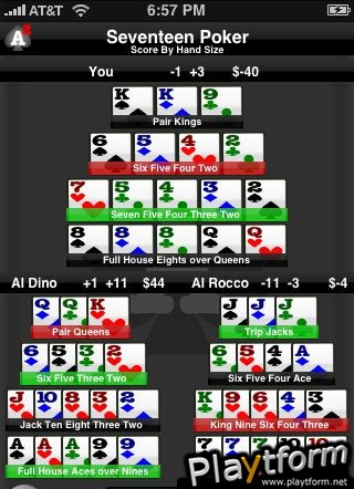 Seventeen Card Chinese Poker (iPhone/iPod)