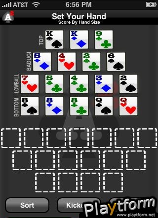 Seventeen Card Chinese Poker (iPhone/iPod)