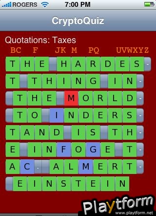 CryptoQuiz (iPhone/iPod)