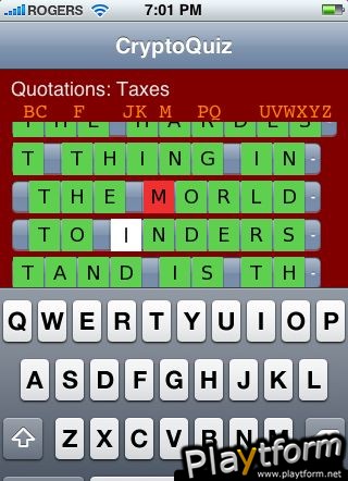 CryptoQuiz (iPhone/iPod)