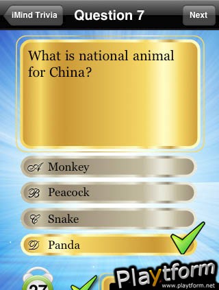 iMind Trivia World (iPhone/iPod)