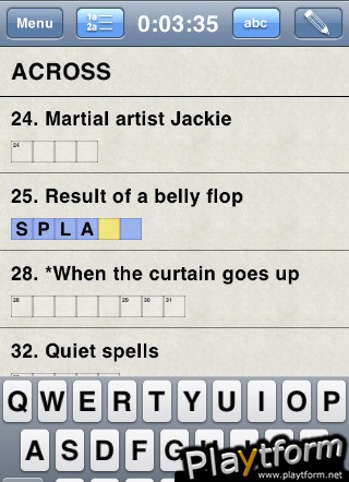 The New York Times Crosswords Daily 2009 (iPhone/iPod)