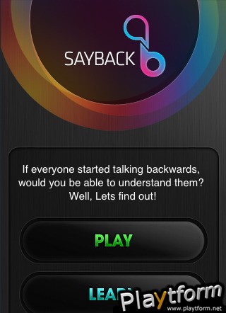 sayback (iPhone/iPod)