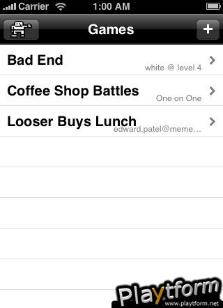 Chess Game (iPhone/iPod)