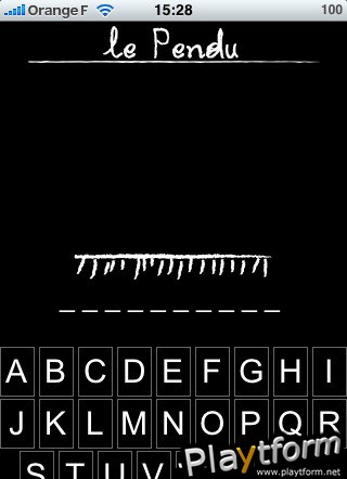 Jeu du Pendu (iPhone/iPod)