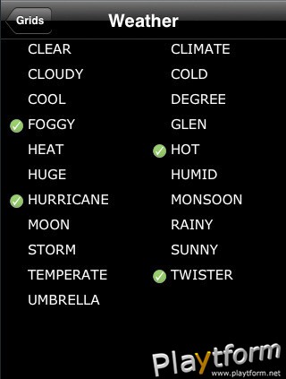 WordSearch EN (iPhone/iPod)