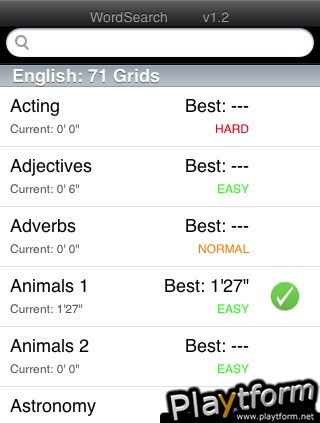 WordSearch EN (iPhone/iPod)