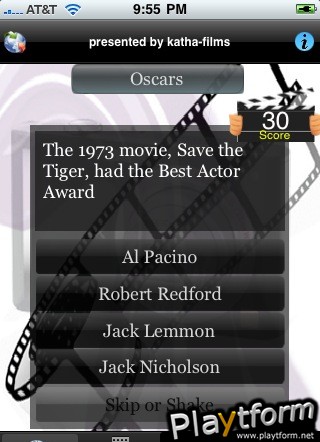 Oscars History (iPhone/iPod)