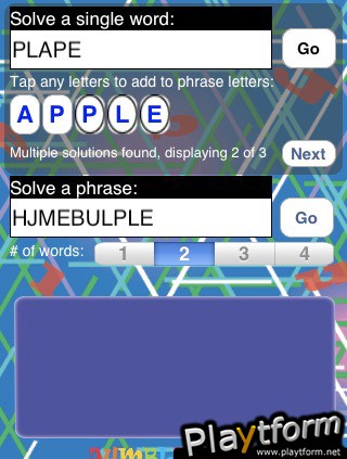 Jumble Help (iPhone/iPod)