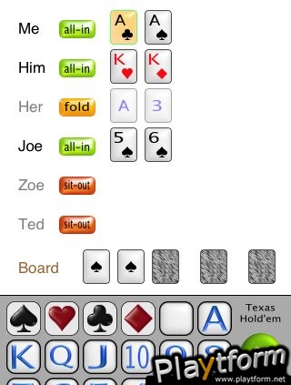 Sidepod Poker Odds (iPhone/iPod)