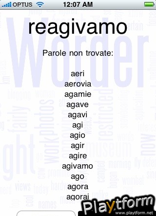 Worder Italian (iPhone/iPod)