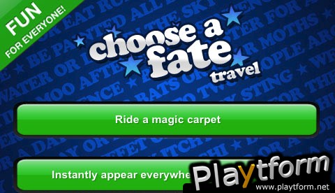 Choose a Fate Party Game (iPhone/iPod)