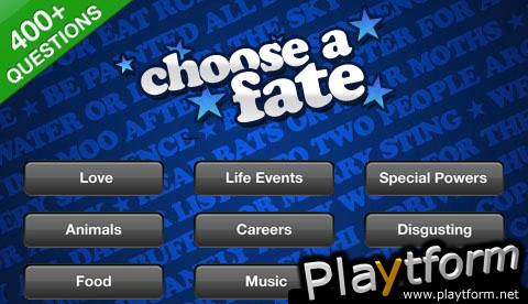 Choose a Fate Party Game (iPhone/iPod)