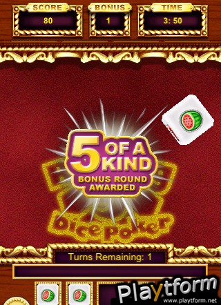 Rolling 5 Dice Poker (iPhone/iPod)