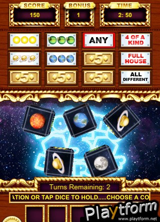 Rolling 5 Dice Poker (iPhone/iPod)