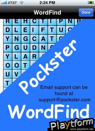 Pockster WordFind (iPhone/iPod)