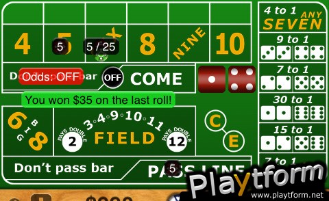 Casino Craps (iPhone/iPod)