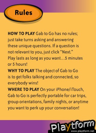 Gab To Go (iPhone/iPod)
