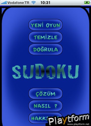 TurkceSudoku (iPhone/iPod)