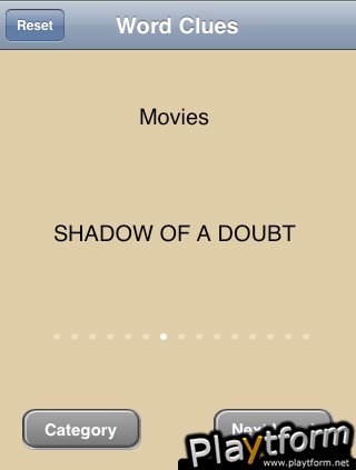 Word Clues (iPhone/iPod)