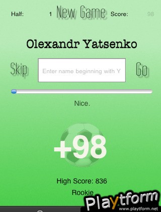 Soccer NaimGaim (iPhone/iPod)