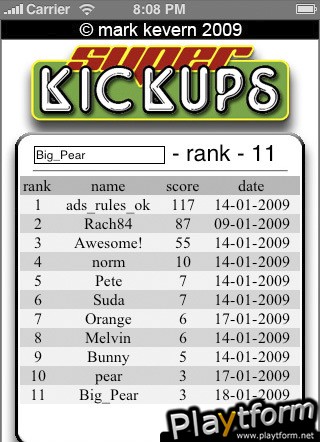 KickUps (iPhone/iPod)