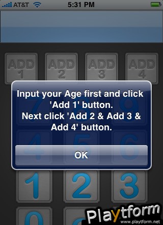 Age Magic Calculator (iPhone/iPod)